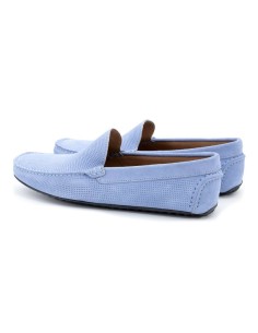 Blue suede moccasin 2