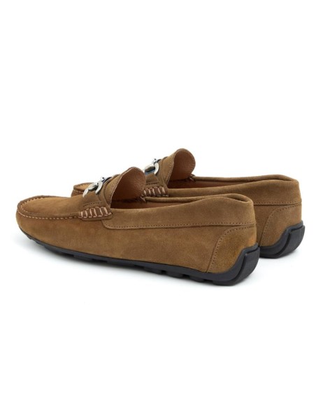 Light Brown suede moccasin