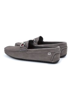 Grey suede moccasin 2