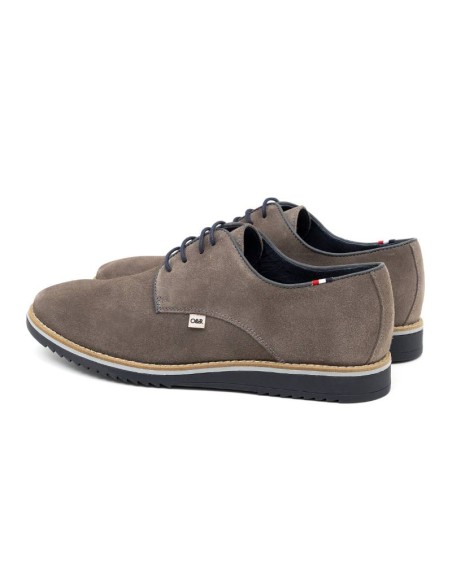 Grey suede Casual derby