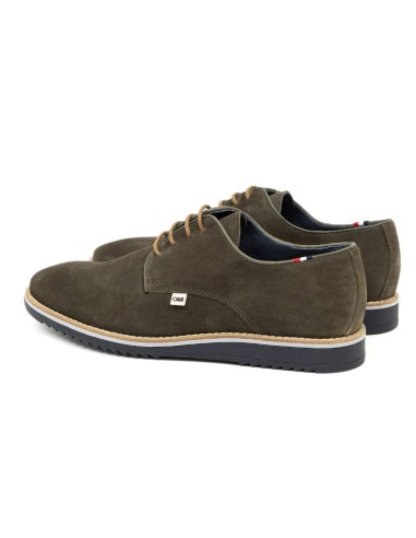 Derby de ante liso color verde