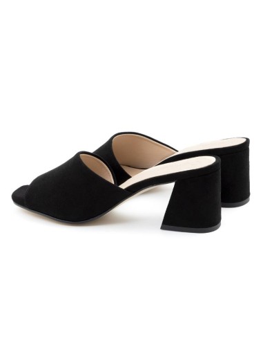 Zapato de Vestir de ante liso color negro