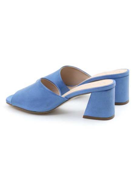chaussures habillées femme de peau bleu W-CALAIS-AZUL
