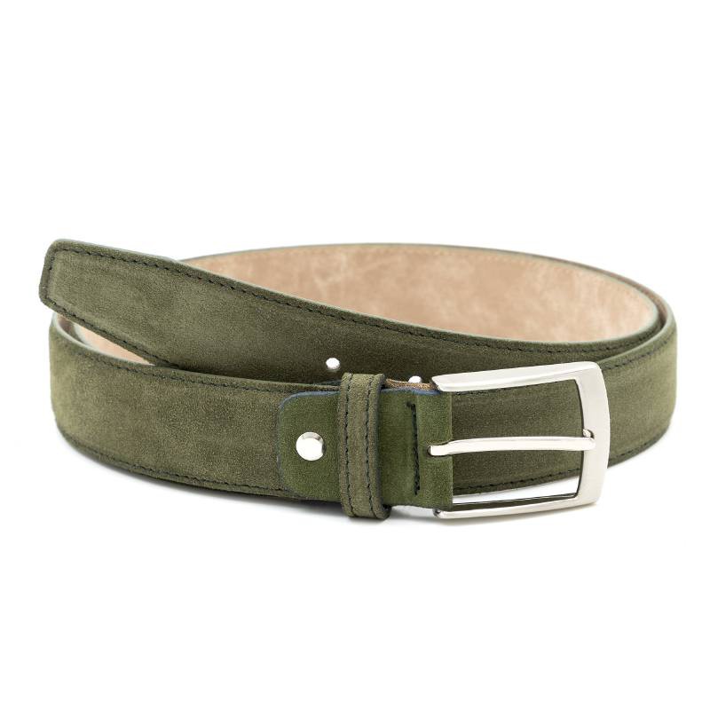 green suede belt B-SAKTER-VERDE