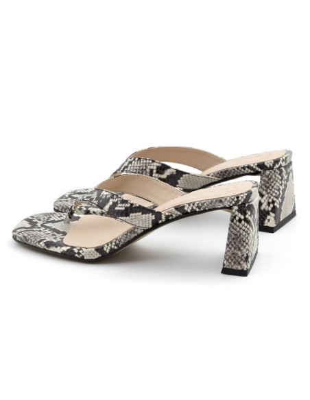 chaussures habillées femme de peau le noir W-INGRID-NEGRO-BLANCO