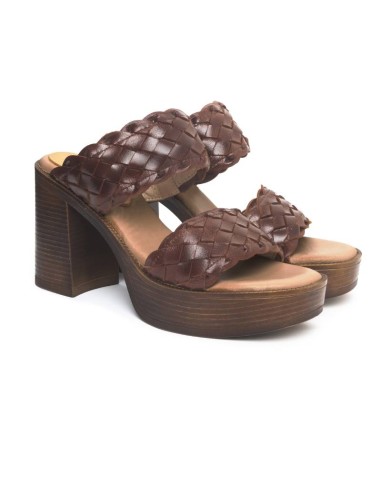 chaussures habillées femme de peau marron W-LARA-ARENA