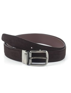 Ceinture suède marron B-STRUFFEL-MARRON