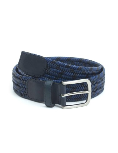 blue braided belt B-TRANKMEN-AZUL