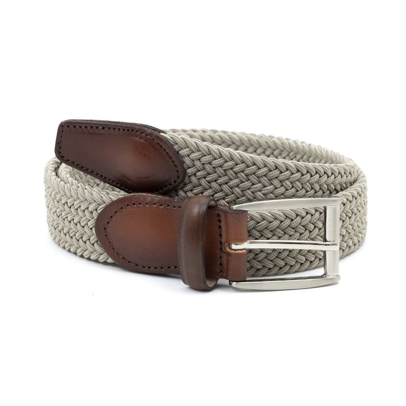 Ceinture tressé gris B-TRENTMAN-GRIS