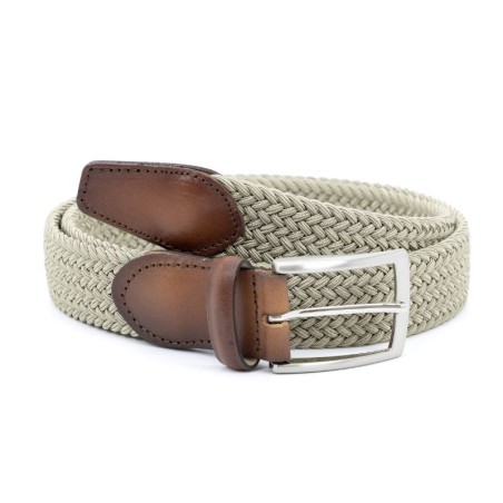 Ceinture tressé gris B-TRENTO-GRIS