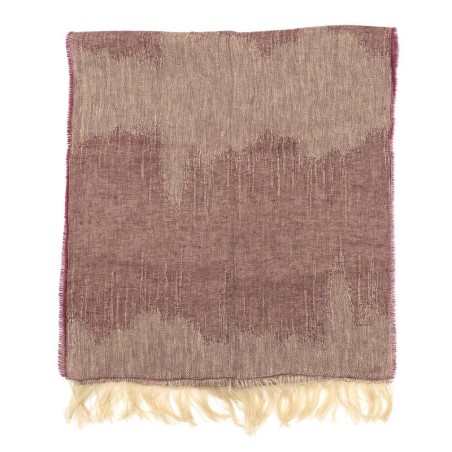 burgundy Solid-color Foulard BUF-1408-BURGUNDY