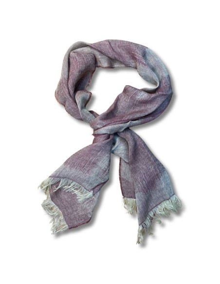 burgundy Solid-color men's scarf BUF-BERLIN-BURGUNDY