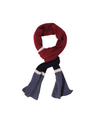 other solid color men's scarf BUF-CATOR-BURDEOS-AZUL