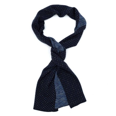 Foulard pour homme lisse bleu BUF-MARSELLA-BLUE