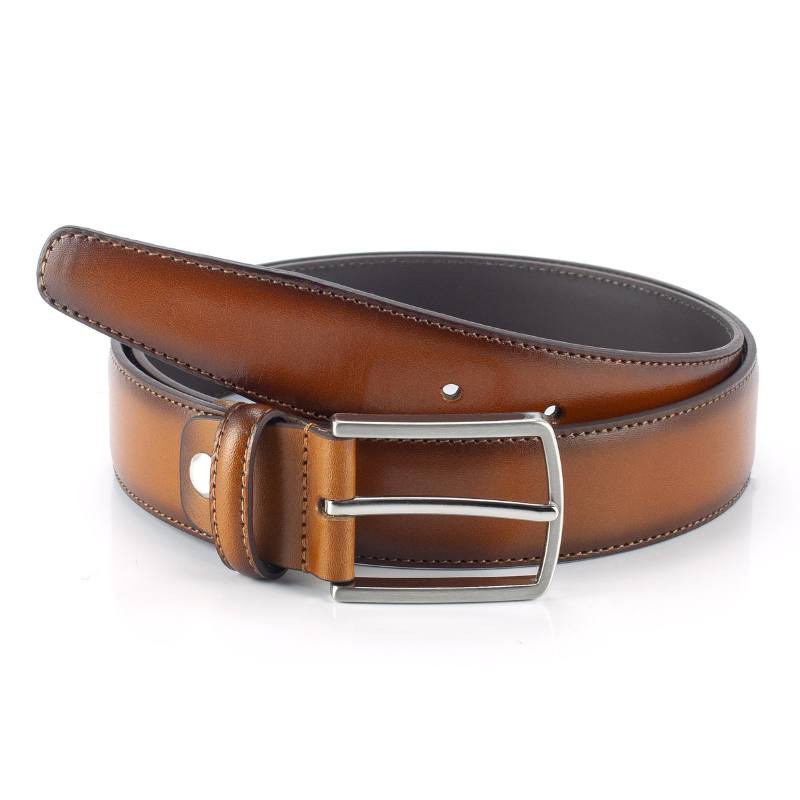 light brown leather belt B-VALIMEN-CUERO