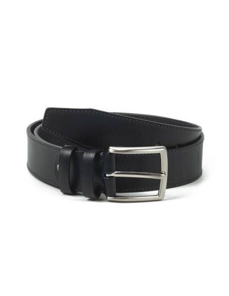 black leather belt B-VALSOR-NEGRO