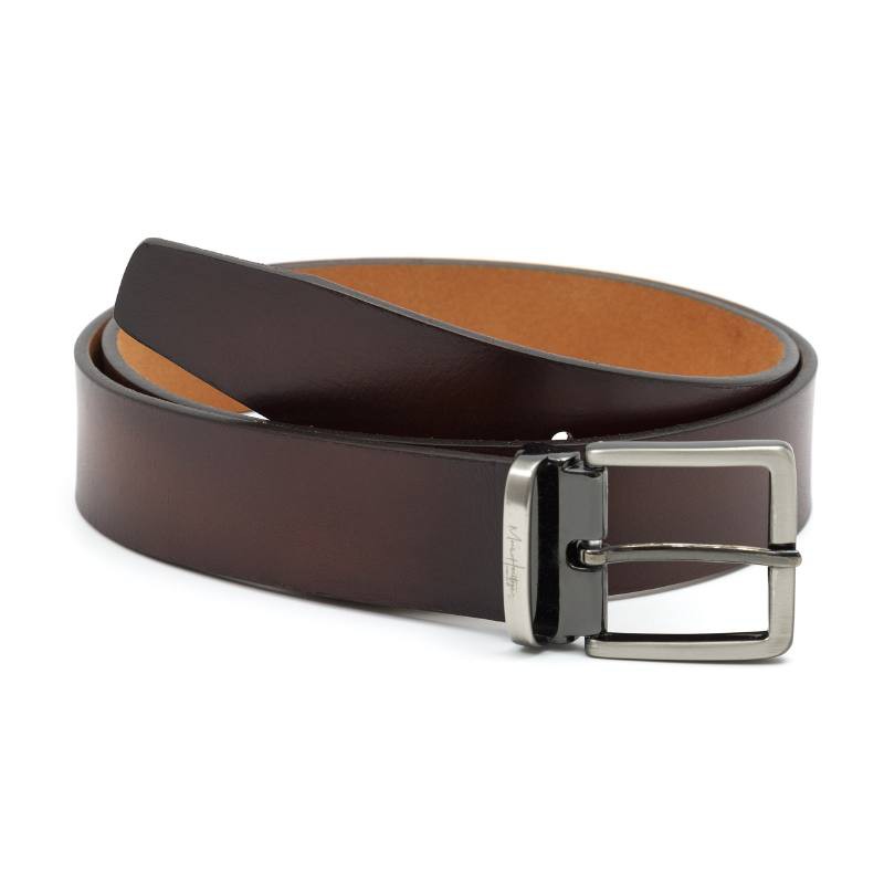 light brown leather belt B-VARMEN-CUERO