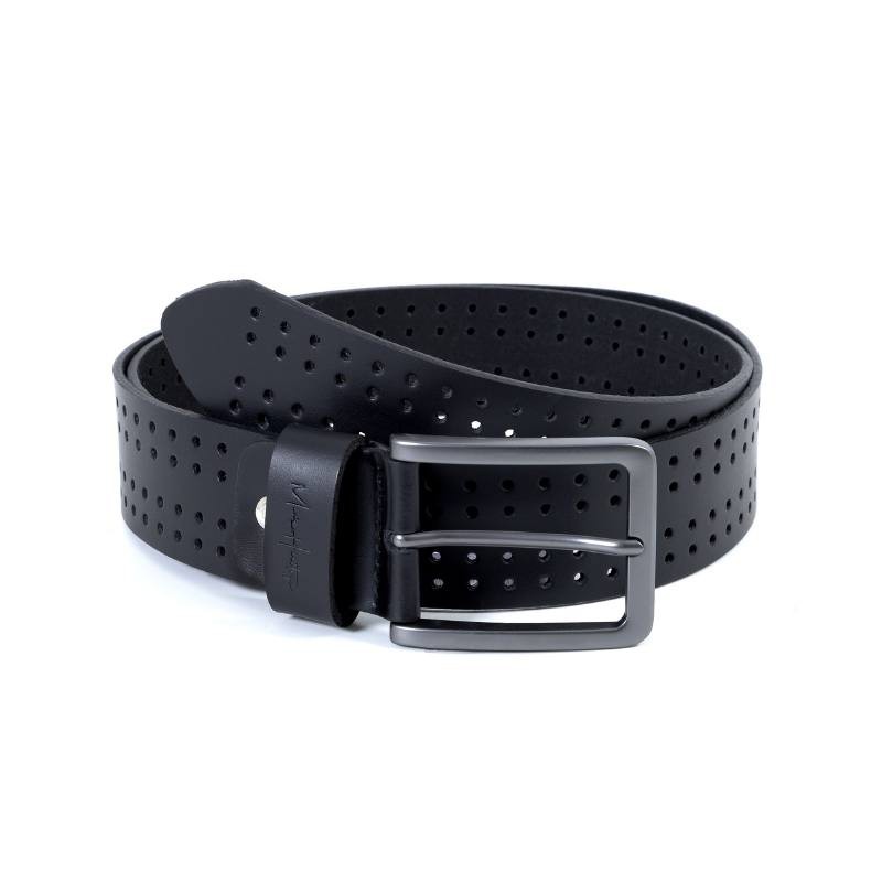 Ceinture en cuir noir B-VIVI-NEGRO