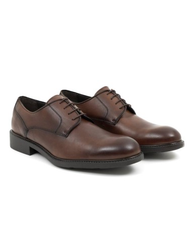 light brown leather derby shoes CANTMEN-CASTAGNA