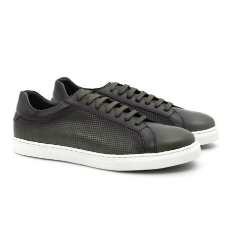 green leather sneakers CATANOR-VERDE