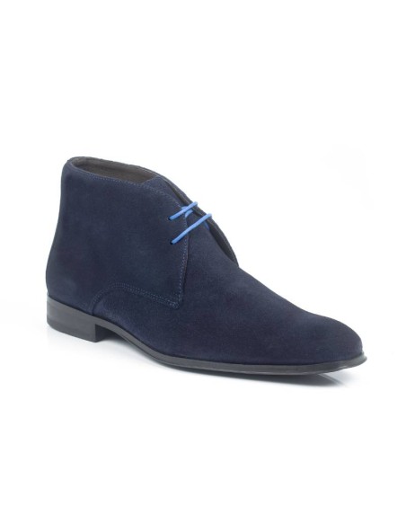 blue suede boots CR-22015-MARINO