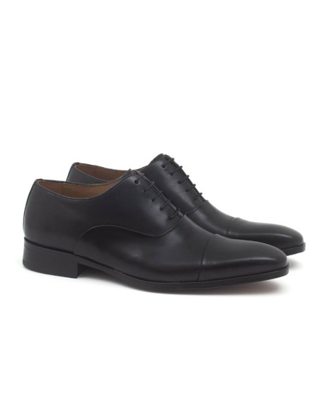 black leather oxford shoes VAMAGE-BLACK