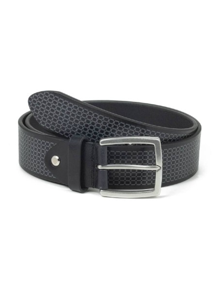 Ceinture en cuir noir B-VEKAMAN-NEGRO