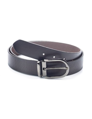 Ceinture en cuir marron B-VUPMAN-MARRON