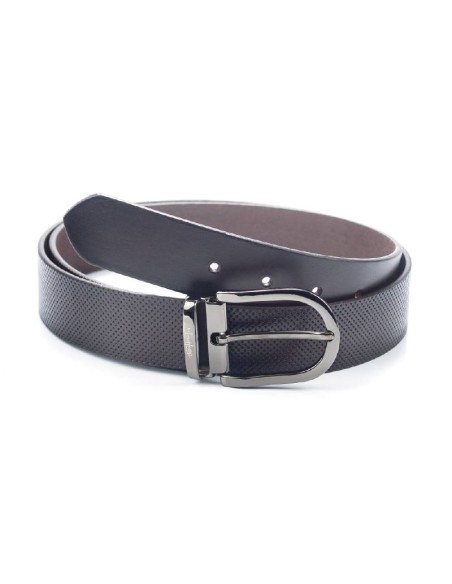 brown leather belt B-VUPMAN-MARRON