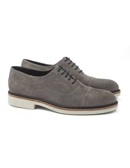 Oxford de ante liso color gris