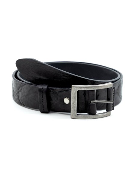 black leather belt B-VUPMAN-NEGRO