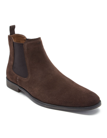 light brown leather boots TOLTER-TABACO