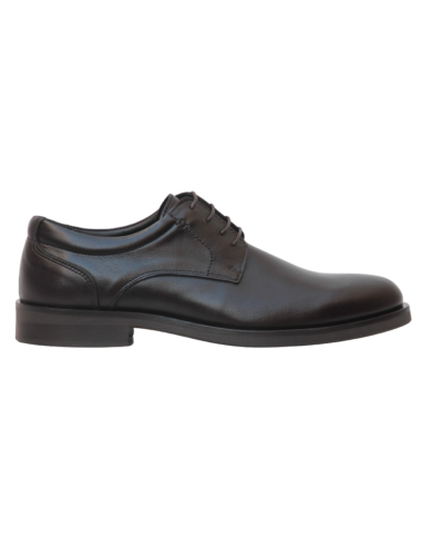 black leather derby shoes BETAN-NEGRO