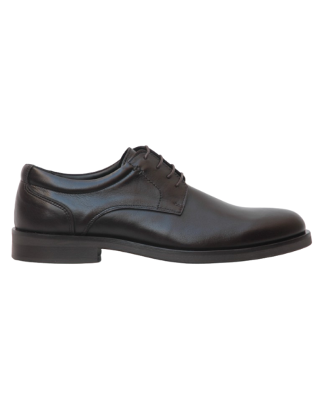 black leather derby shoes BETAN-NEGRO