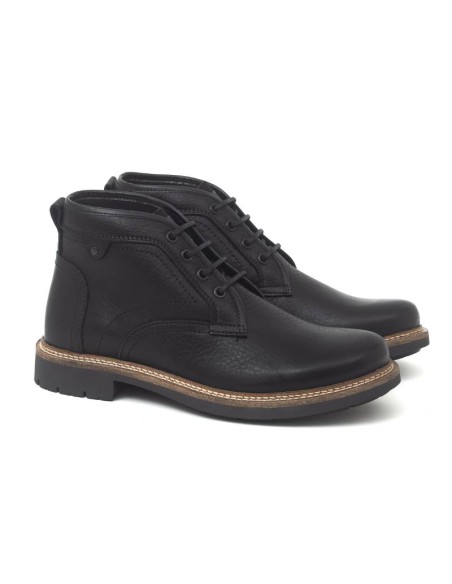 Bottine en cuir noir CLARK-BLACK