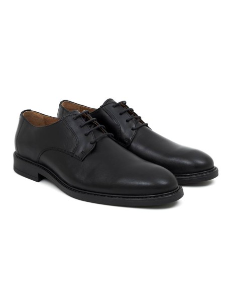 Derby en cuir noir POXOR-NEGRO