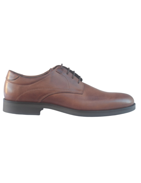 light brown leather derby shoes BETIA-CUERO