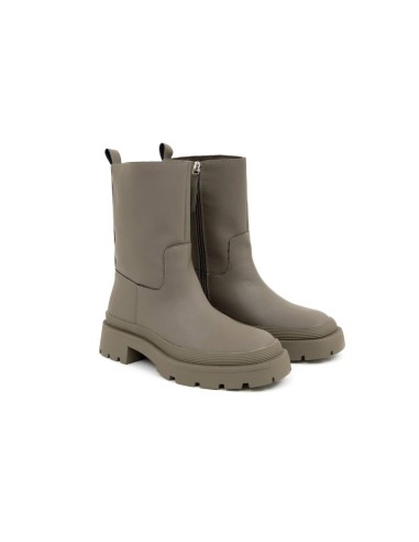 bottes pour femmes lisse vert W-OLIVIA-KAKI