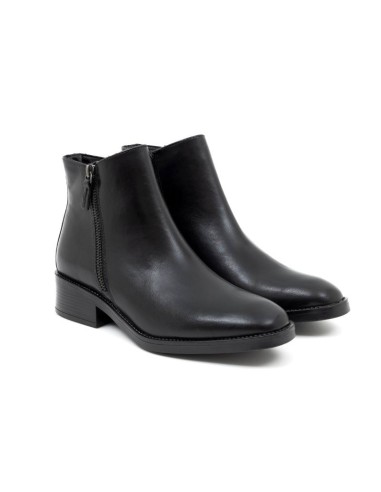 Botas de mujer de piel liso color negro W-NARIMAGE-BLACK