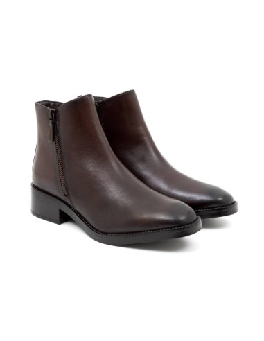 bottes pour femmes en cuir marron W-NARIMAGE-BROWN