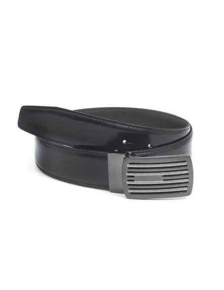 black leather belt B-FIORMENS-NEGRO