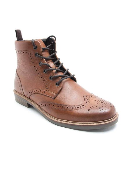 bottines chelsea en cuir marron TROKOR-BROWN