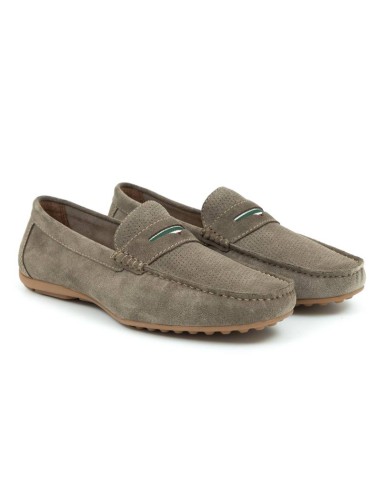 beige suede moccasin SOFACE-BEIGE