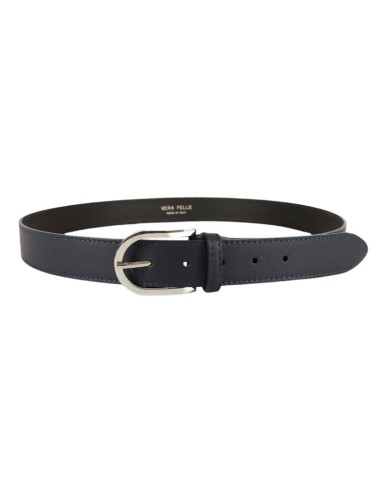 black leather women's belt WB-ITARA-NEGRO