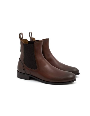 bottes pour femmes suède marron W-THELMA-BROWN