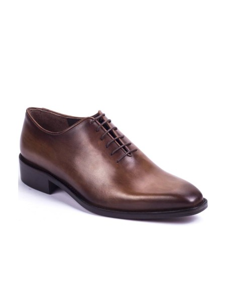 Oxford en cuir marron ARMEN-CASTAGNA