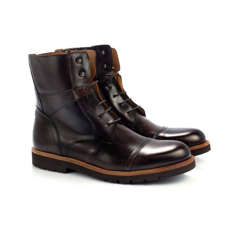 brown leather boots CR-23292-TESTA