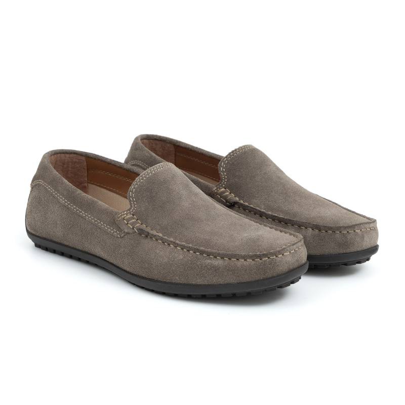 Mocassin suède beige CR-24040-BEIGE