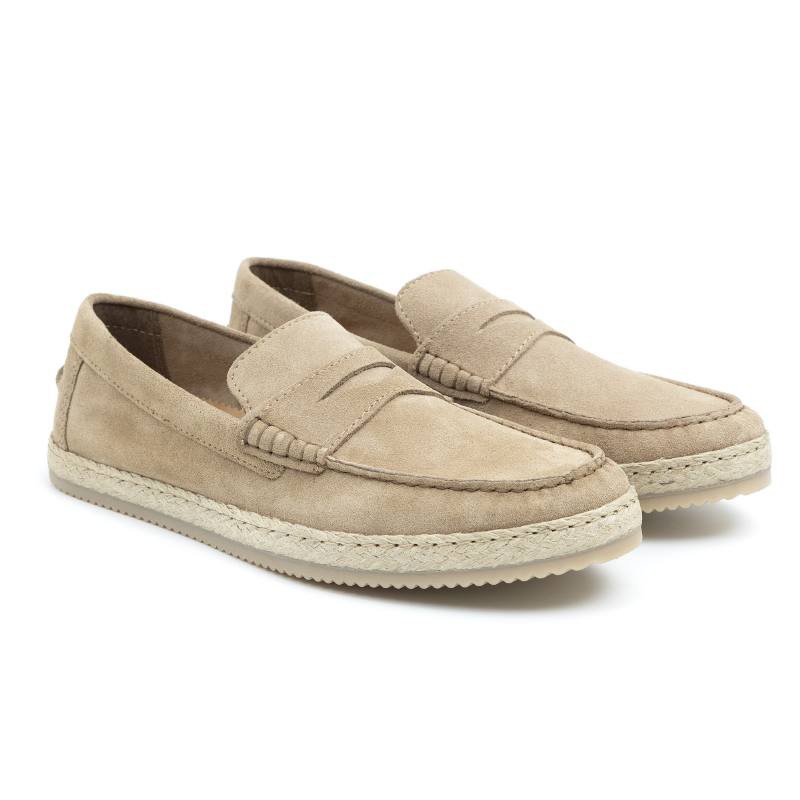 beige suede espadrille CR-24242-BEIGE