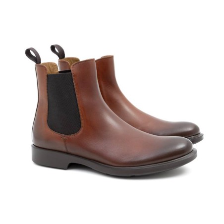 light brown leather boots CRAMENSI-CUERO